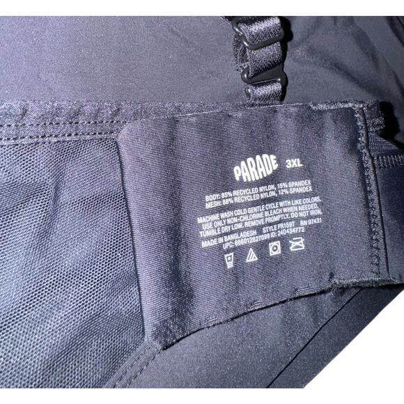 Parade Black Wireless Bra 3XL Unlined Adjustable Comfortable Soft Bralette - Picture 5 of 6